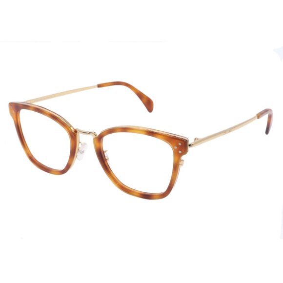 NEW CELINE EYEGLASSES, CELINE CL50002U 055 Light Havana - Picture 1 of 3